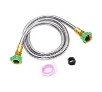 5ft Short Garden Hose Extender with Female to Male Connector Stainless Steel Garden Leader Flexible Water Hoses Female to Male Leader
