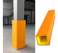 5ft Tall Square Pole Padding - Foam Wrap for Gym & Outdoor Safety Cushioned Protective Cover for Basement Poles 8x8 Inch & Shock-Absorbing Protection