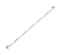 5FT White Wall-Mounted Non-Slip Metal Grab Rail - Galvanized Iron Handrail, 200kg Load Capacity, Ideal for Elderly Support, Safety, and Bathroom Assistance