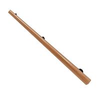 5ft Wooden - Non-Slip Safety Banister for Kids & Seniors, Wall-Mounted with Metal Brackets - Durable Hand Grab Rail for Indoor/Outdoor Use, Sturdy Support for Safe Stair Climbing