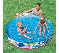 5ft x 10" Childrens Swimming Paddling Pool Snapset Fill 'n' Fun Rigid Pool 55029