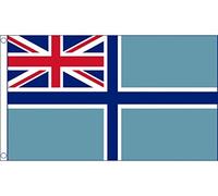 5ft x 3ft (150 x 90 cm) Civil Air Ensign RAF Royal Air Force British Military Forces Troops 100% Polyester Material Flag Banner Ideal For Pub Club School Festival Business Party Decoration