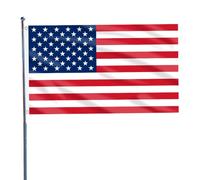 5ft x 3ft American Flag 90 x150cm United States National with Two Brass Grommets Large Flag of for Festival Party Sport Events Gardens Home Indoor and Outdoor USA Decoration