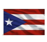 SHATCHI 5ft x 3ft National Flags Events Pub BBQ Decorations for Rugby Cricket Football Sports 2023 World Cup Banner Fan Support Table Cover, Polyester, Puerto Rico