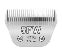 5FW Pet Dog Grooming Detachable Wide Blades,Compatible with Andis,Oster A5,Wahl KM10/Moser 45/Masterclip A5 Clippers,Cut Length 1/4"(6.3mm) for larger animals