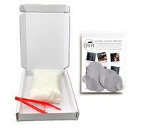 5g 100% Pure Goose Down (Humanely & Ethically Sourced) Bundled with Down Jacket Repair Patch Kit (7 Self-Adhesive, Tear-Resistant & Waterproof Patches) & Insertion Tweezers (Silver)