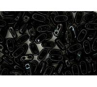 5g CzechMates Bar Beads Jet Two Hole 6x3x2mm Unique Beading Supplies Jewellery Making Czech Republic