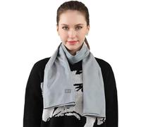 5G EMF Protection Scarf, RF/Microwave Protection Silver Fiber Scarf, Mobile Phone, Computer, WiFi Shielding Neck Protection (Color : A, Size : 145cmX55cm)-1-
