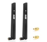 5G LTE Antenna 4G LTE Signal Gain Antenna 18DBI Signal Amplifier SMA / TS9 Connector Omnidirectional WLAN Antenna 600-6000MHz for 3G/4G/5G/GSM/GPRS Router IoT Gateway Smart Home Black