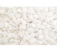 5g Miyuki Tila Japanese Glass Beads 5x5mm 9402 White Square Two Hole Unique Beading Supplies Jewellery Making Japan