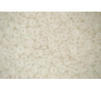 5g O Bead Czech Seed Beads 1x3.8mm Alabaster Unique High Quality Shape Beading Supplies Jewelry Making Czech Republic