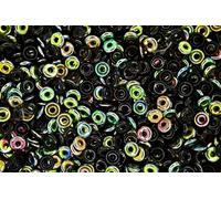 5g O Bead Czech Seed Beads 1x3.8mm Jet Vitrail Unique High Quality Shape Beading Supplies Jewelry Making Czech Republic