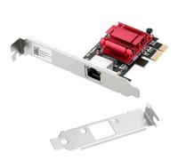 5G PCIe Network Adapter RTL8126 5000/2500/1000/100Mbps PCI Express 3.1 Gigabit Ethernet Card RJ45 LAN Controller Support PXE for Windows/Linux with Low Profile