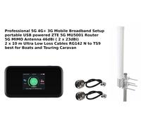 5G ZTE ROUTER M5001 MIMO ANTENNA OMNI UNLOCKED SIM SLOT for BOAT Touring Caravan