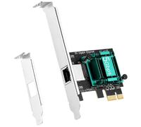 5Gb PCIe Ethernet Adapter 5Gbps Connection Networking Card | 5Gbps 5GBase-T Networking Connection, Single Ethernet Port, Wake-on-LAN and QoS Remote Wake Priority Functions