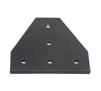 5Hole 2020 Series for T L Shape Outside Joint Plates 90° Connection Board Corner Joining Plate Bracket for Standar Plate Bracket Black