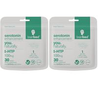 5HTP High Strength | 30 x 5HTP 100mg Tablets - 1 A Day | Natural 5 htp Supplements from griffonia Seed Extract | UK Manufactured (Pack of 2)