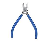 5in Electronic Diagonal Pliers, Cable Side Cutting Nippers, Chrome Vanadium Steel Wire Cutter Tool TU - 18 with Ergonomic PVC Handles for Electricians and DIY Users