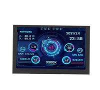5in IPS Mini Screen, AIDA64 PC Sensor Panel Display, CPU RAM Data Monitor & Host Temperature Control Dynamic LCD