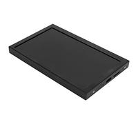 5in Monitor Set, Stepless Adjustment Brightness USB Type C Interface Easy Operation 360 Degree Rotation Mini Multi Theme Display Screen for ITX Chassis (Black)