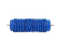 5in Rubber Pattern Paint Roller Beautiful Patterns Reusable Decorative Art Texture Roller Wall Patterned Rollers Stencil Blue (ZZ0080 Circle)