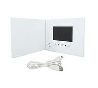 5in Video Greeting Card, Wedding Video Book IPS Display Video Brochure 256MB Memory Wedding Video Album Rechargeable Battery for Christmas Anniversary