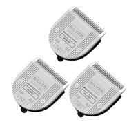 5in1 Pet Dog Adjustable Detachable Blade,Compatible for WAHL，Arco, Bravura, Chromado, Creativa, Figura Clippers Easy Clean(3pcs Silver)