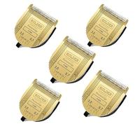 5in1 Pet Dog Adjustable Detachable Blade, Compatible for WAHL Arco, Compatible for Bravura(5pcs/Gold)