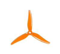 5inch 51466 V2 Tri Propeller Props 3 Pack Compatible With Racing Drones 6 Color Options For Brushless Motor(2pairs Tiger Orange)