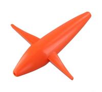 5inch Bird Shaped Tuna Teaser Lure with Hole for Rigging Offshore Big Game Fishing on For Daisy Chains to Attract, Tuna and Billfish (Orange)