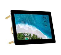 5inch IPS Touchscreen for Raspberry Pi DSI LCD Screen 800×480 Capacitive Touch Display Support Raspberry Pi 4B 3B+ 3A+ 3B 2B B+ A+ CM3/3+/4 Compatible with RasPi OS/Ubuntu/Kali/WIN10 IoT/Retropie