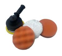 5Inch Polishing Pads Kit Car Foam Sponges Wool Bonnets For Polisher & Electric Drill Auto Body Repair Pad Drill Buffing Pad For Car