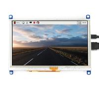 5inch Resistive Touch Screen LCD (G) Compatible with Raspberry Pi 800×480 Pixels Resolution HDMI/ VGA Interface Various Systems Support Jetson Nano PC Windows