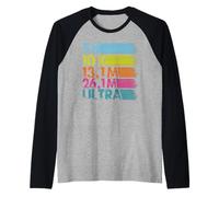 5K 10K 13.1M 26.1M Ultra Running Runner Long Distance Runner Raglan Baseball Tee
