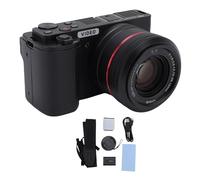 5K 64MP WiFi Digital Camera with 3.2 Inch Touch Screen 12x Optical Zoom Full HD HDR Video Recording for Home Travel Photography (Black)