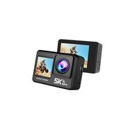 5K Action Camera 4K60FPS 2.0 Inch Touch Screen Wi-Fi 170° Wide Angle 30M Waterproof Helmet Video Recording Sports Cameras(With 128G Card,Option 2)