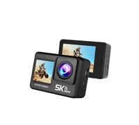 5K Action Camera 4K60FPS 2.0 Inch Touch Screen Wi-Fi 170° Wide Angle 30M Waterproof Helmet Video Recording Sports Cameras(With 128G Card,Option 3)