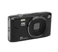 5K Digital Camera for Photography, 72MP Vlogging Camera, 2.8 Inch UHD Screen, 16x Digital Zoom Auto Focus WiFi Digital Cameras with Built in Flash for Beginner (64GB)