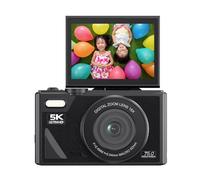 5K HD & 75MP Digital Camera 18X Digital Zoom - WiFi Vlogging Camera for Photography & Video, Autofocus, 3 Inch Screen, 128GB(Not included)