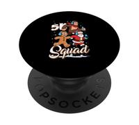 5K Squad Running Team Christmas Race Winter Athlete Vibe PopSockets Adhesive PopGrip