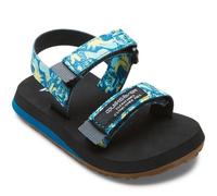 (5K UK, Blue/Yellow) Quiksilver Infants Toddlers Monkey Caged Strappy Thongs Sandals Flip Flops