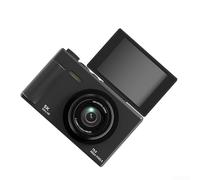 5k Vlog Camera Featuring 180 Degree Flip Screen Plus 18x Zoom And Anti Shake Function For Clear Videos High Resolution 75mp Images White Unit(Black)