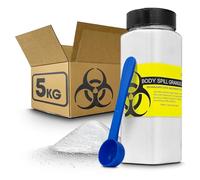 5kg (10x500g) Bottles RE-GEN - Body Fluid Clean Up, Vomit, Urine, Biohazard Spill Absorbent Granules | Ideal for First aid Kits, Patient Care Facilities, Spill Response Stations, Janitorial Supplies