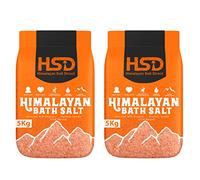 5kg Bath Salt Pack, Total Body Therapy, 100% Pure Premium Quality Bath Salt Traditional Bath soak, Easily dissolvable Grain, Vegan, All Natural Ingredients,nourishes Dry & Irritated Skin (Pack of 2)