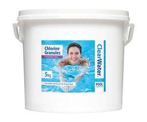 5kg Clearwater CH0040 Chlorine Granules for Hot Tub Spa & Swimming Pool