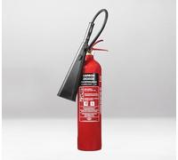 5KG CO2 Jewel Fire Extinguisher - Hose & Horn, Marine Approved, 10-Year Warranty - Ideal for Electrical Fires, Offices & Workshops