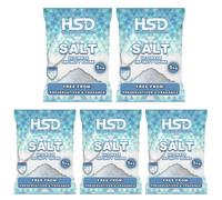 5kg dishwasher salt, dishwasher detergent salt with pre-soaking action, water softener salt (Pack Of 5)