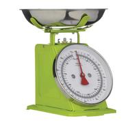 5kg Lime Green Retro Kitchen Scale | Olivier
