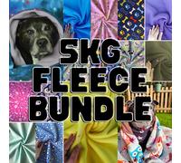 5KG Lucky Dip Offcuts/Remnants Fabrics | Soft Eco-Friendly Fleece Bundle- Plains/Prints/Anti-Pill Polar/Micro/Sweatshirt Fleece | *Free UK Express DELIVERY, by Tia Knight