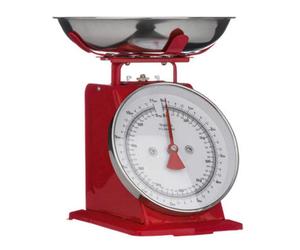 5Kg Red Retro Kitchen Scale | Olivier